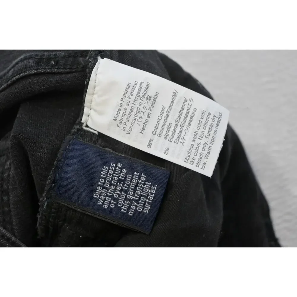 J Crew Mercantile Flex Jeans Rugged Slim Fit Black Denim Mens Size 31‎ x 29